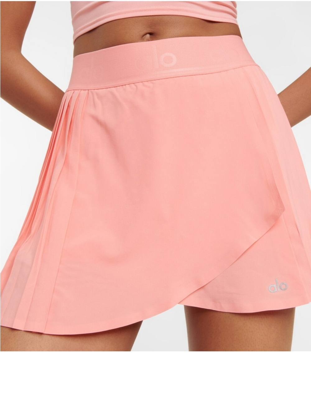 Alo Yoga Aces Tennis Skirt Strawberry Lemonade Sz S 4-6 W6235R